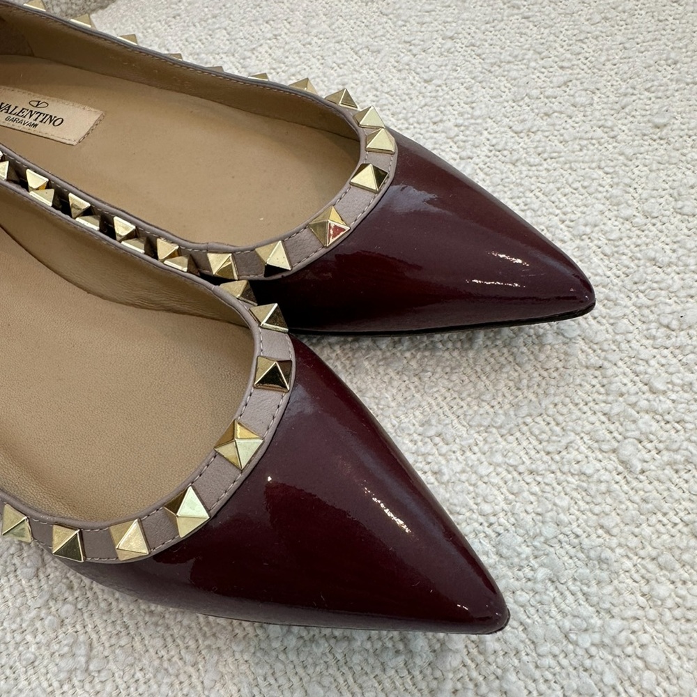 VALENTINO ROCKSTUD FLATS - Picture 9 of 15